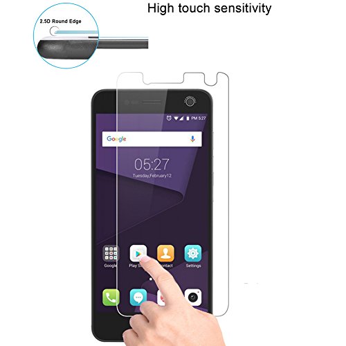 MaxKu ZTE Blade V8 Schutzfolie, [2 Stück] Glasfolie Hartglas 9H Hardness Panzerglas Displayschutz Anti-Kratz Displayschutz für ZTE Blade V8 - 3