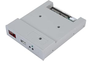 Qiilu SFR1M44 U100 3,5-Zoll-1,44-MB-USB-SSD-Diskettenlaufwerk-Emulator Plug-and-Play Amiga 500 Gotek Amiga 500 USB-Diskette Emu Breite Kompatibilität USB 3.5 Extern