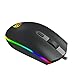 Produktbild Happysdh Gaming Maus,M610 Gamer Maus 1600DPI PC Gaming Maus Hohe Präzision für Pro Gamer mit 3 programmierbaren Tasten/ LED/ ergonomisches Design/ USB-Wired Maus optisch (Schwarz)