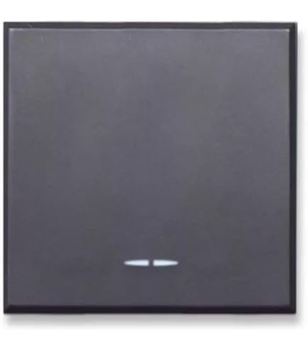Interruttore AVE NOIR 45301 - Design Moderno E Minimalista, Colore Nero