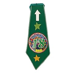 Cravatta Gadget Compleanno Con Età - Idea Regalo Divertente Per Uomini, 60x28cm | Tessuto Personalizzato - Foto 5