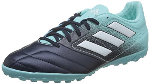Adidas Ace 17.4 Tf, Scarpe da Calcio Uomo, Blu (Energy Aqua/Footwear White/Legend Ink), 44 EU