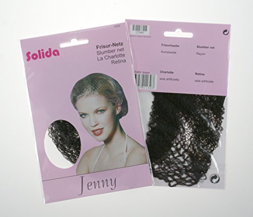 Solida JENNY Elasticated Slumber/ Night-Time Hair Net - DARK BROWN