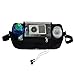 BTR Pram Buggy Buddy Stroller Organiser Storage Bag With Mobile phone holder & Rain cover - Black - Water Resistant