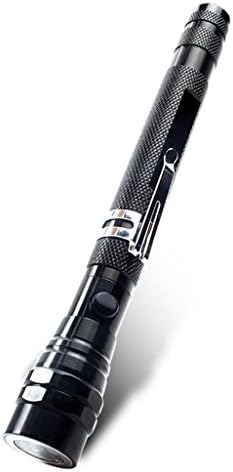 LED aluminum alloy antenna lamp magnet lamp telescopic rotation mini work lights car pick up lights , black