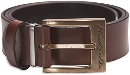 Hawkdale Full Grain Mens Leather Belt - Made In The UK - 1.25" - Black, Brown, Tan Strap - # 819-400