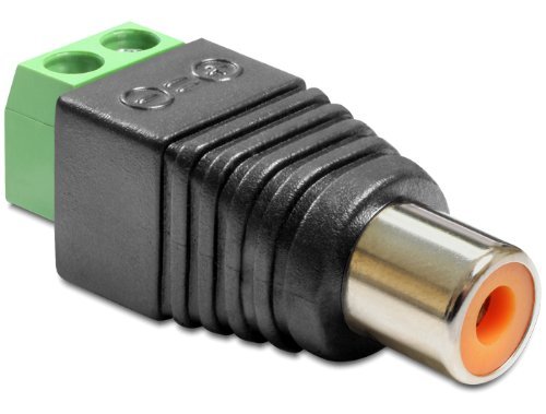 DELOCK Adapter Terminalblock> Cinch Buchse - 3
