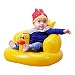 Highdas 2016 Baby Inflatable Sofa Highdas 2016 Baby Thickened Multifunction Learn Chair Highdas 2016 Baby Travel Portable Security Seat Bath Stools (Yellow)