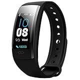 YEARNLY Smart Armband Armbanduhr Pulsuhr Blutdruck Messgerät Watch Bracelet Fitness Wasserdicht Ip67 Farbbildschirm Aktivitätstracker Uhr SchrittzäHler Für Damen Herren