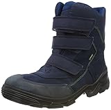 flacher Absatz ECCO Jungen Snowboarder Schneestiefel, Blau Marine/Poseidon, 39 EU