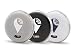 Produktbild TrackR pixel, Tracker 3er Pack, Bluetooth & Crowd Locate, schwarz/weiß/silber