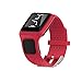Produktbild Ersatz Weich Silikon Gel Watch Band Strap Sport Armband für TomTom Runner/Multi Sport/Cardio GPS Strap Running Smartwatch (One Size), rot