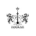 Produktbild XCGZ Wandsticker Shisha Crown Wandaufkleber Wohnzimmer Schlafzimmer Sofa Hintergrund Dekoration Aufkleber 74x78 cm