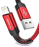 [Lo que obtienes]: Estamos suministrando este cable Lightning trenzado de nylon JSAUX de 1.8M (un paquete) con una garantía de 18 meses sin preocupaciones y servicio al cliente.