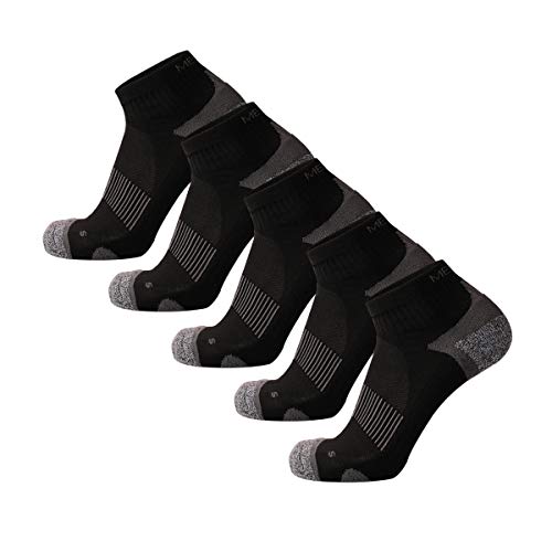 MEIKAN Chaussettes De Course,Homme et Femme, 5 Paires Chaussette De Sport pour Running.