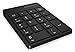 Produktbild Keysonic KSK-N100RF Kabelloser Nummernblock mit Funkverbindung, wiederaufladbarer Akku (Deutsches Tastatur-Layout) schwarz