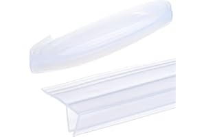 OUFDJ-IPRO Uszczelka prysznicowa z dokładnym dopasowaniem do szklanych drzwi 6-12 mm – uszczelka do drzwi prysznicowych z wyjątkowo grubą gumą – nadaje się do wszystkich rodzajów pryszniców – całkowicie