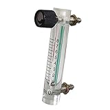 caudalimetro agua 3/4 Diámetro nominal: 6 (mm) MagiDeal Caudalímetro de Flujo de Oxígeno con Válvula de Control para Aire de Oxígeno - 1-8L