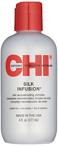 Chi Silk Silk Infusion Complex Haarkur ohne Ausspülen für seidiges Haar 180mll
