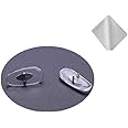 Bhavya Optic 1 Pair Replacement Clip-on Nose Pads for Aviator Clip-on Mount Type Nose Pads Eyewear Frame Sunglasses Spectacle with Cleaning Cloth