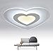 Produktbild GAOLILI Kinder Zimmer Deckenleuchte Warm Heart - Shaped Ultra - Thin Kreative Cartoon Light Boy Schlafzimmer Schlafzimmer Fernbedienung LED Lampen Dünne herzförmige Deckenleuchte Persönlichkeit Lampen ( Farbe : B , größe : 43*37cm 20w )
