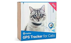 Tractive Localizzatore GPS per gatti - collare con meccanismo di sgancio di sicurezza. Impermeabile localizzatore gps tempo reale con app