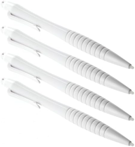 Assecure Large Ergonomic Touch Screen Stylus Pen - 4 Pack White | ZedLabz