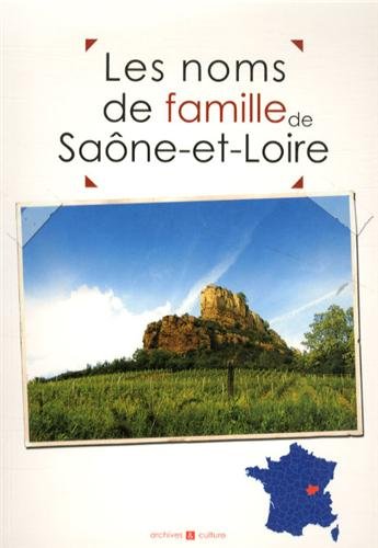 Les  noms de famille de la Saône-et-Loire