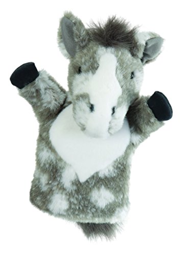 Deb Darling Designs - Grey Horse Mano de Marionetas