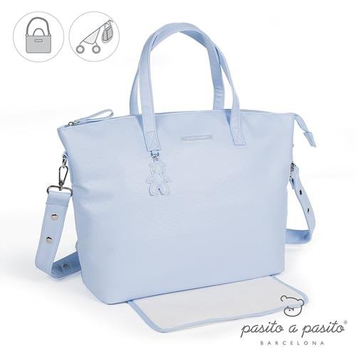 Preisvergleich Produktbild pasito a pasito – Tasche mit wechselnden Catania blau (AC)