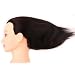 Training Head 100% Real Human Hair Cosmetology Hairdressing Mannequin Manikin Doll (Table Clamp Holder Included) EHA0212P