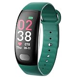 Qi Tai- Farbdisplay Smart Armband Herzfrequenz-Blutdruck-ältere Herzschlag-Monitor-EKG-Uhr Apple, wasserdicht, Universal Männer und Frauen schlafen Gesundheit Multifunktionssport-Pedometer @
