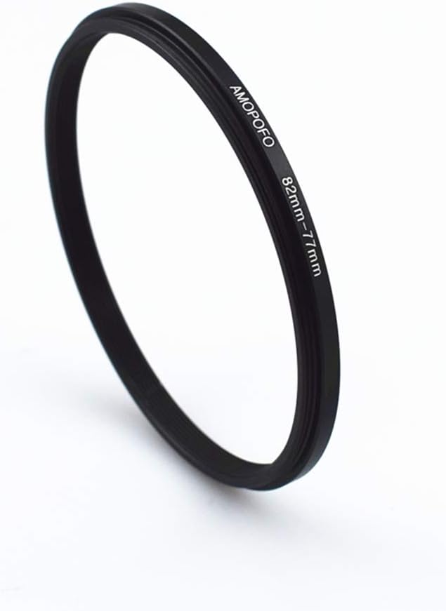82 to 77mm Camera Filters Ring/82mm to 77mm step down rings Filter Adapter for UV,ND,CPL,Metal step down rings,Compatible with All 82mm Camera Lenses & 77mm Accessories