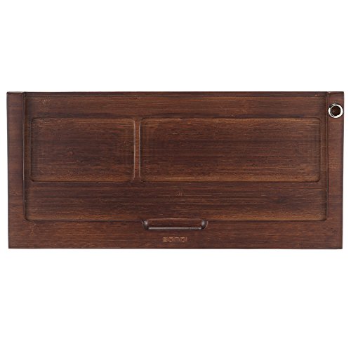 SAMDI Bambus Wireless Tastatur stehen Dock Halter Stents f¨¹r Apple iMac Magic Keyboard Holz Handwerk(Nussbaum Farbe) - 7