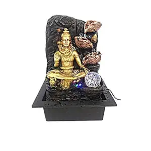 Wonderland Portable Zen Meditation Kit Buddha Waterfall LED Desktop Electric Water Fountain