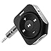 Price comparison product image Mpow Bluetooth Receiver, Dual Microphones, CVC 6.0 noise-cancelling, V4.1 Car Audio Mini Adapter, Fast Charge for 15-Hour Flowing Music, Connect 2 Devices, for Home/Car stereo/ headphone via 3.5mm