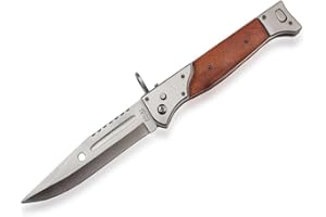 COLTEK Coltello Pieghevole 34 cm Modello Vintage da Caccia Pesca Campeggio con Fodero