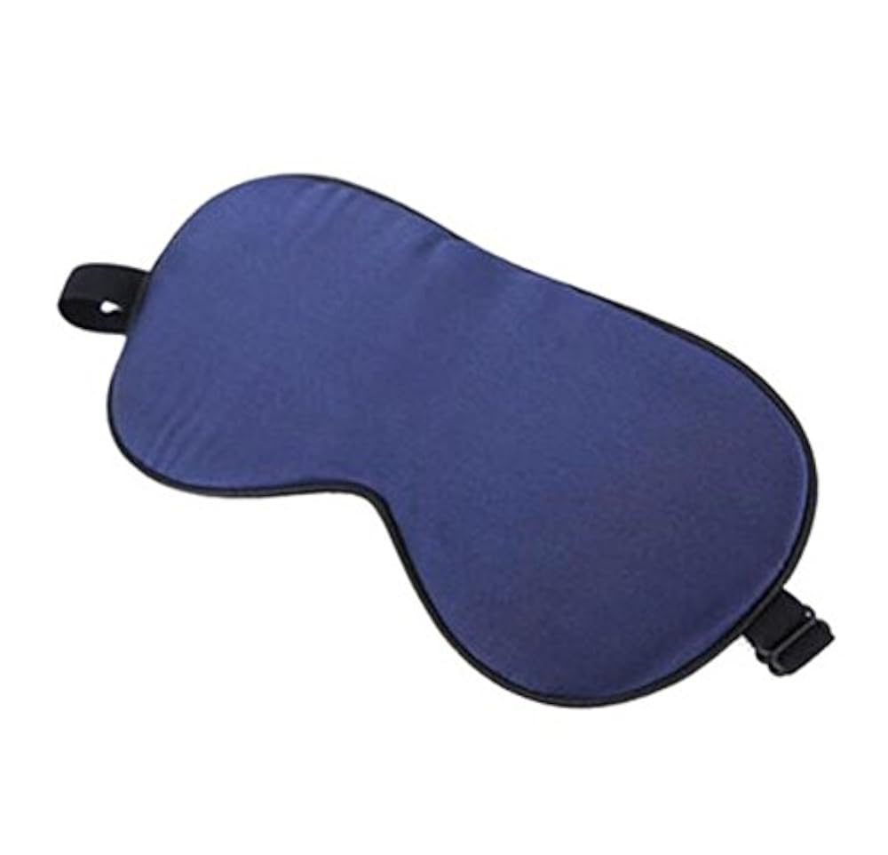 100% Seide atmungsAugenMaske einstellbaren Gummiband für Kinder-Marine