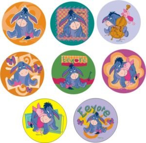 Smarts-Art Lot de 8 x Mignon Bourriquet Stickers muraux meubles Miroir Boîte à jouets