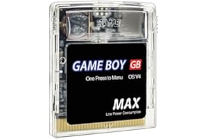 DLDER Everdrive GB Max Game Cartridge 2000 IN 1 for Gameboy Color Game Boy Cart Fit to GB OS V4 Version Game Cartridge