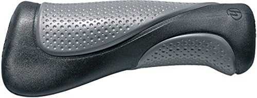 Herrmans Primergo Handle Dual Density Kraton Rubber (TPR) – 2D Components, Ergonomic Suitable for SRAM T3/P5/S7 (Design and for Shimano Nexus (N3 N7 N8 – Old and New), Pak and Phthalate-free Black with Grey