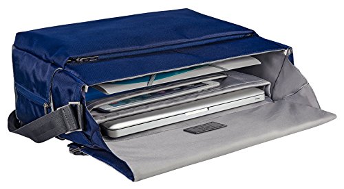 Leitz  Leichte Business Messenger-Tasche f  r 15 6 Zoll Laptop  Smart Traveller  Polyester Metall Leder  Complete  Titan Blau  60190069