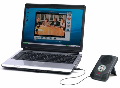 Polycom Speaker USB CX100 Desk Phone Communicator - Black