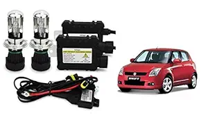 RS Enterprises Cars Maruti Suzuki Swift 2007 H4 - HID Conversion Light Kit ( 2 HID Light , 2 Blaster , Wiring ) Vehicle HID Kit for Car Headlight