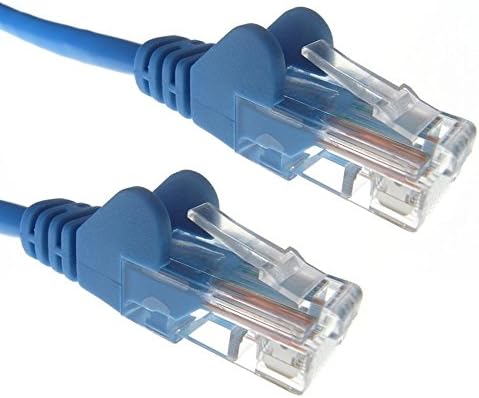 Zexum 2479 RJ45 Cat5e High Quality 24 Awg Stranded Snagless Utp Ethernet Network Lan Patch Cable, Blue, 3 m