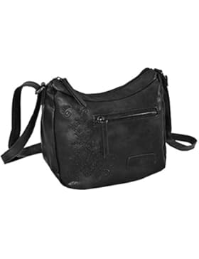 New Bags Handtasche mit Blütenstickerei