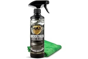MAX DETAIL-LAB - Quickdetailer - Limpieza Coche Quick Detailer Cera Líquida, Alto Brillo Exterior, Secado Rápido, Efecto Repelente Agua Antilluvia, Kit Limpieza Detailing Car Profesional, 500ml