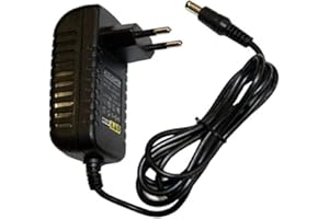 Vidoelettronica® Trasformatore Alimentatore USB 12V Con Spina EU, da Presa Casa AC220V a DC 12V (24W 12V 2A)
