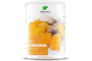 NATURE'S FINEST BY NUTRISSLIM Nature's Finest La cúrcuma orgánica | Polvo de raíz de cúrcuma de curcumina orgánica natural 100% pura | Potente antioxidante y refuerzo inmunológico | Calidad de terceros probada