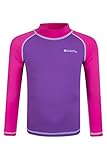 Mountain Warehouse Kids Rash Vest Long Sleeve Beach Swimming Pool Surfing Swim Top Boys Girls Surf